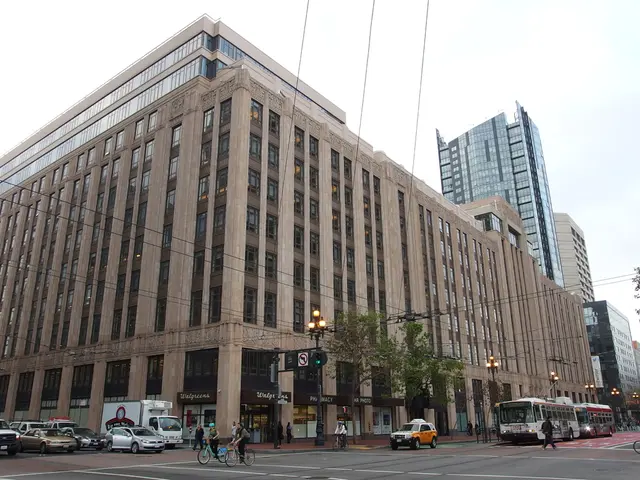 At the bottom of the image there is a road and we can see people riding bicycles on the road. There...