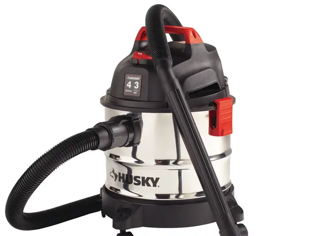 In this image we can see a vacuum cleaner.