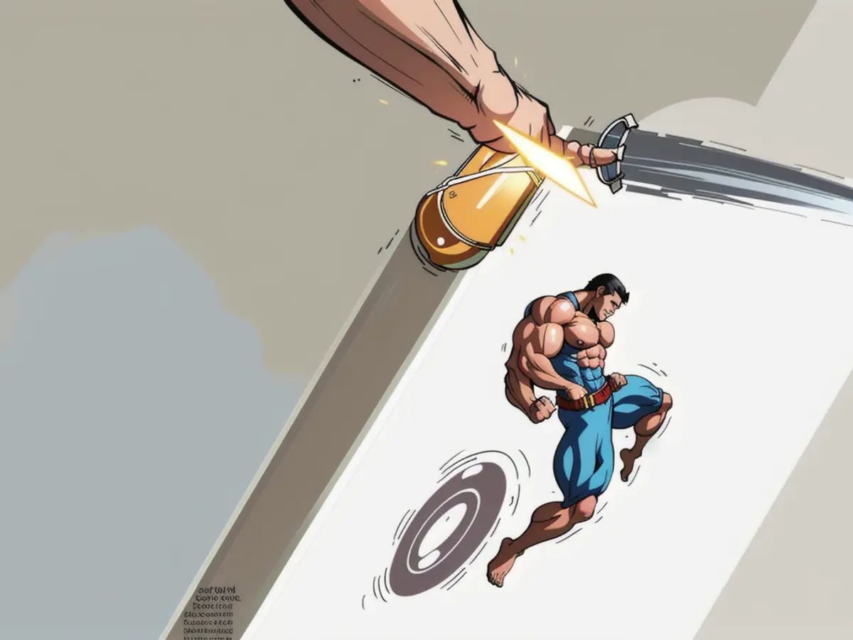 Display showcasing the upcoming iPhone 16 Pro.