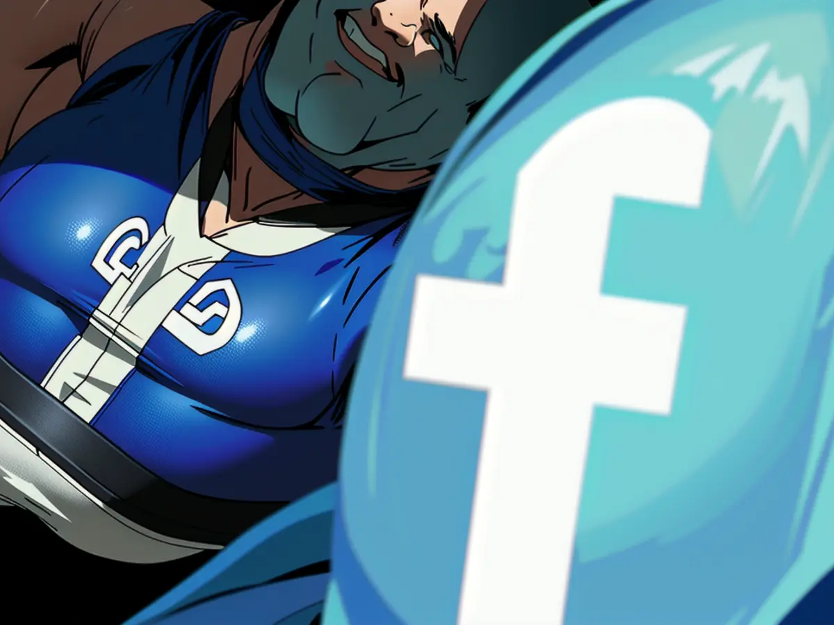 Social media giant's iconic emblem: Facebook logo