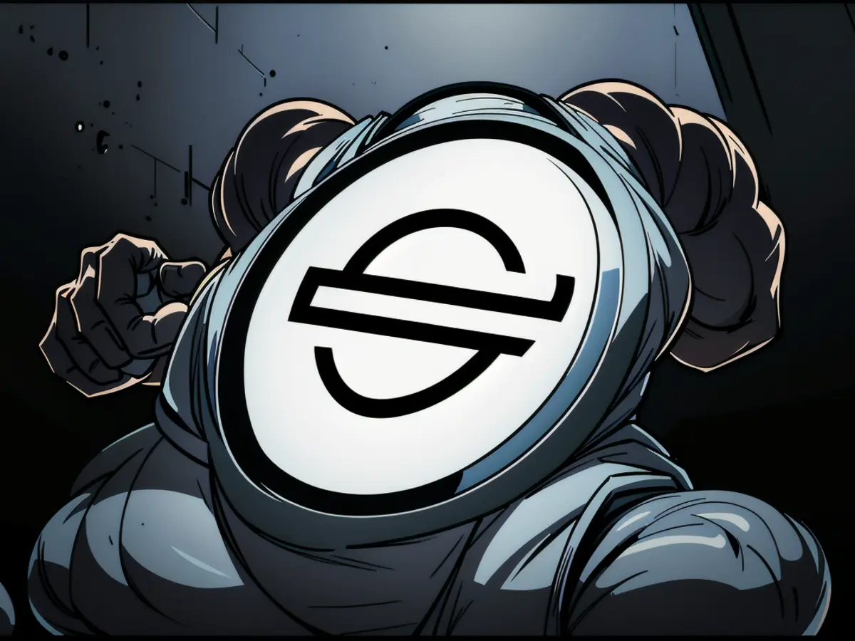 Photo portrayal of: Illegally obtained personal information being sold on the dark web by a seasoned cybercriminal. Stellar Network's Stablecoin Reserves Reach Record High, Sparking Debate Over potential XLM Price Surge